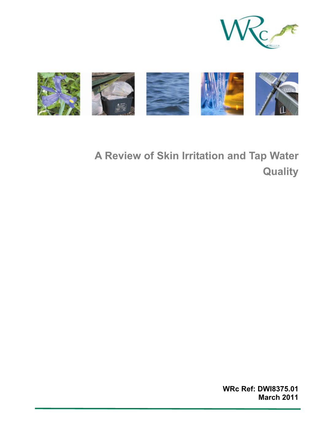 A Review of Skin Irritation and Tap Water Quality