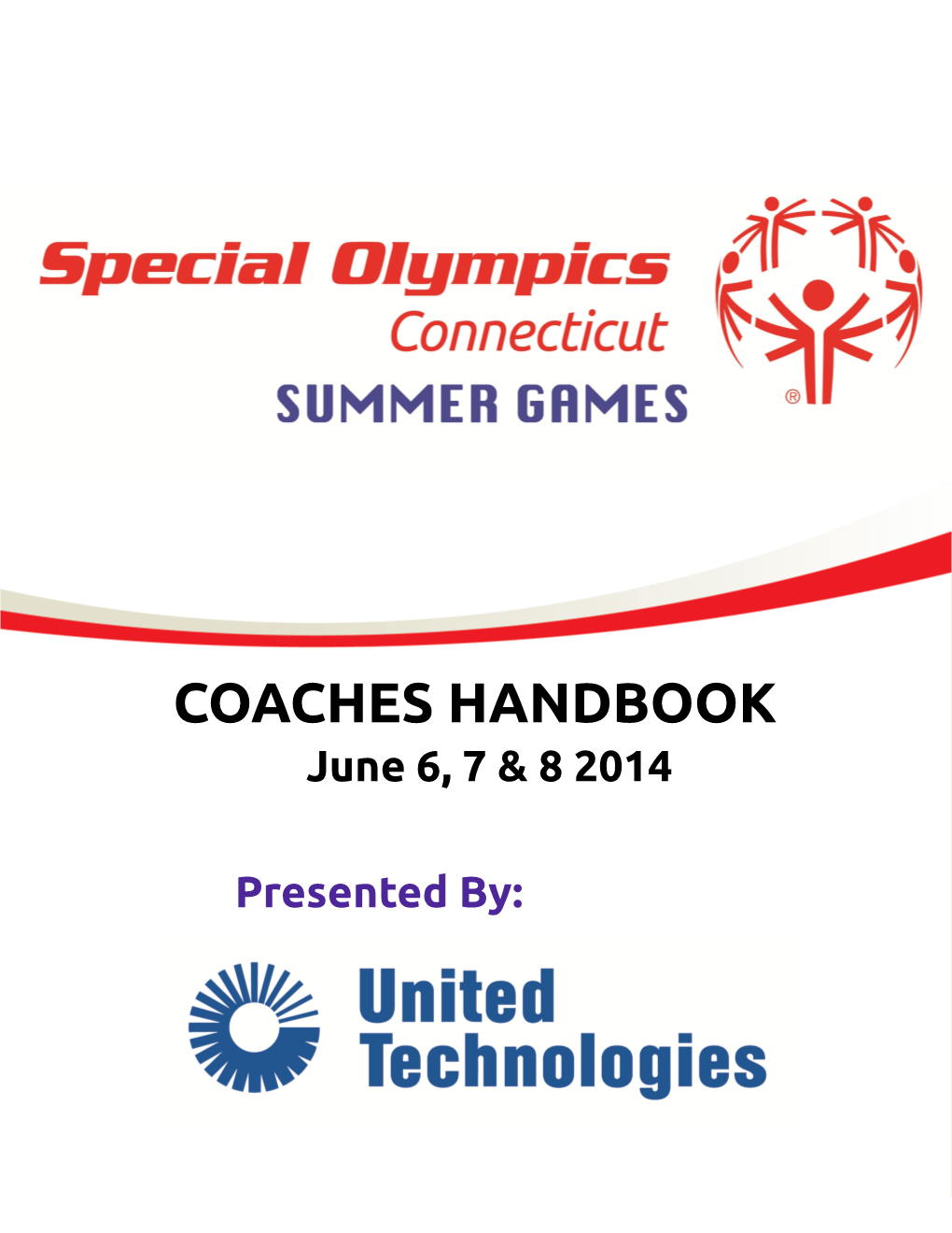 COACHES HANDBOOK June 6, 7 & 8 2014