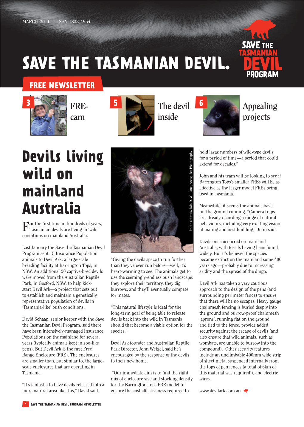 Save the Tasmanian Devil