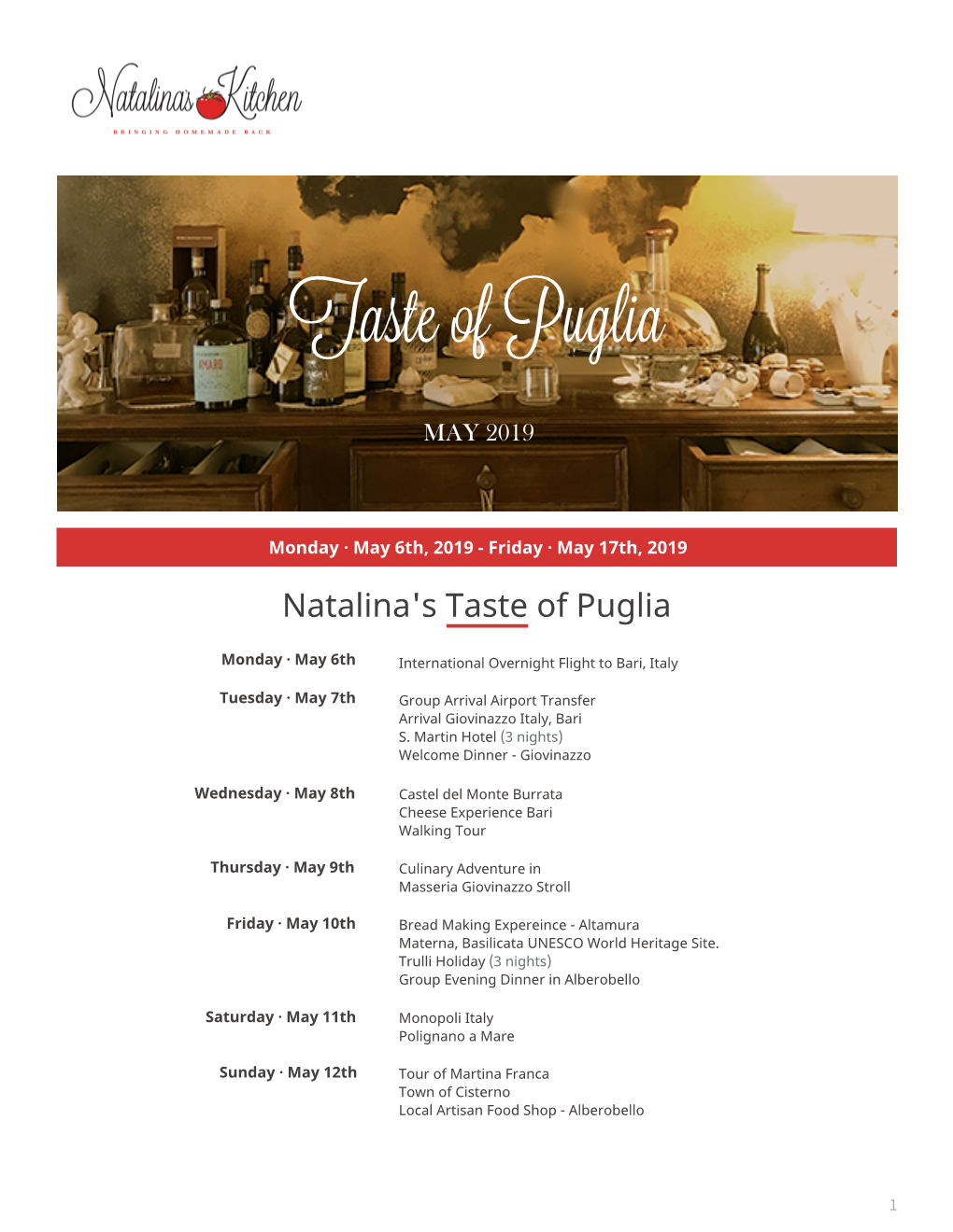 Taste of Puglia