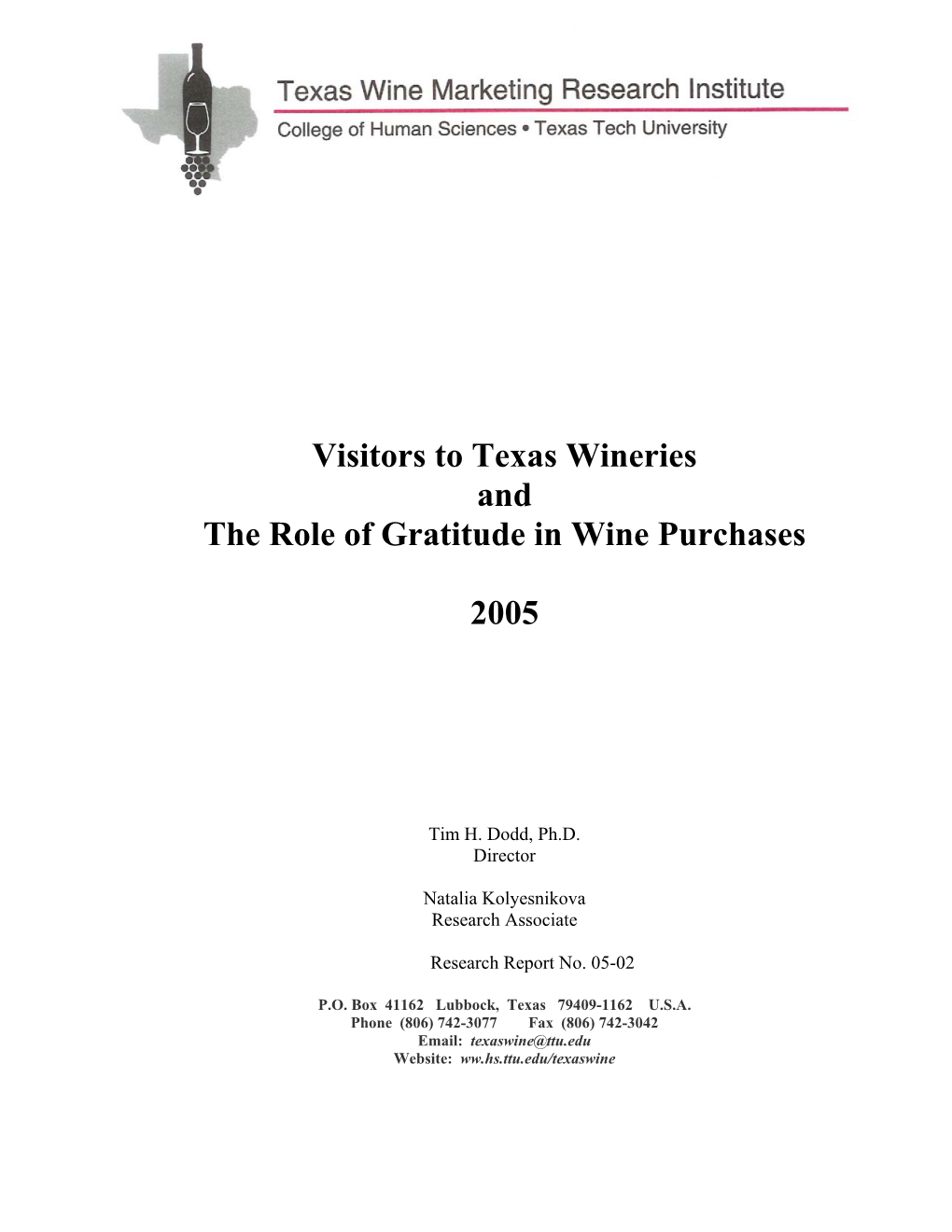 Visitors to Texas Wineries