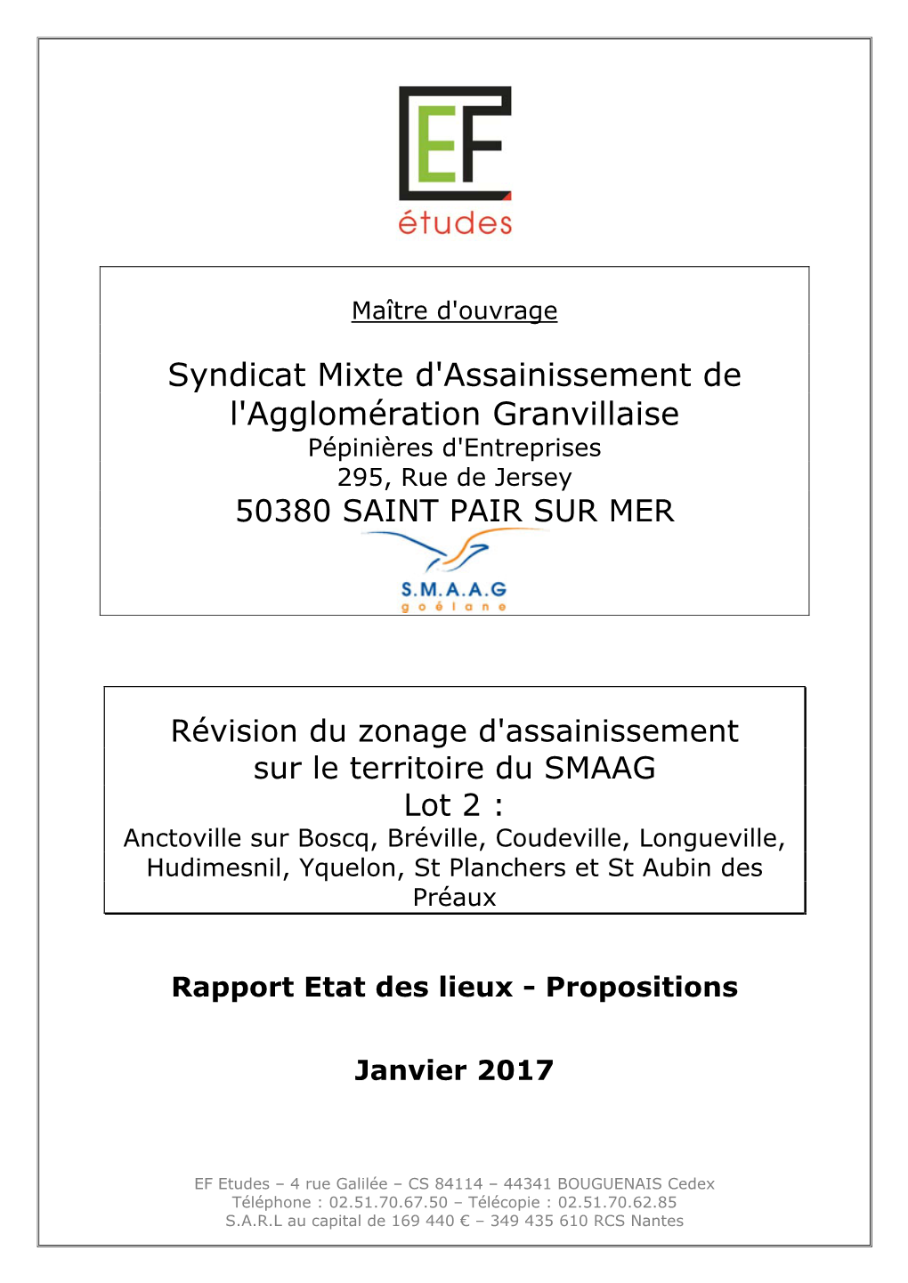 Rapport Etat Des Lieux Propositions Lot 2 Janvier 2017