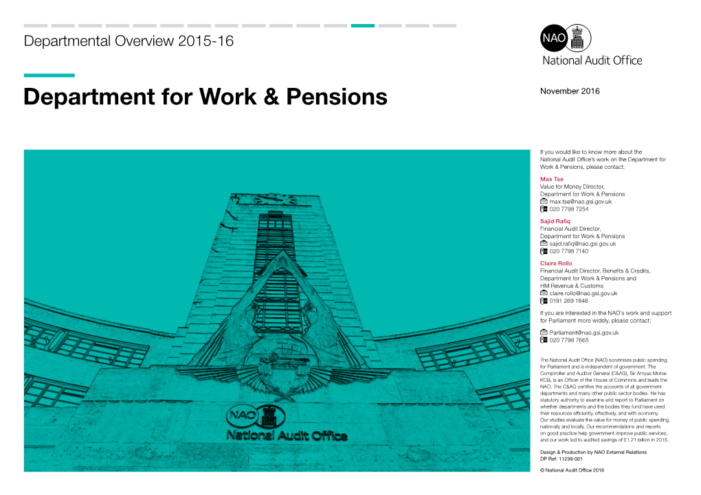 Department for Work & Pensions