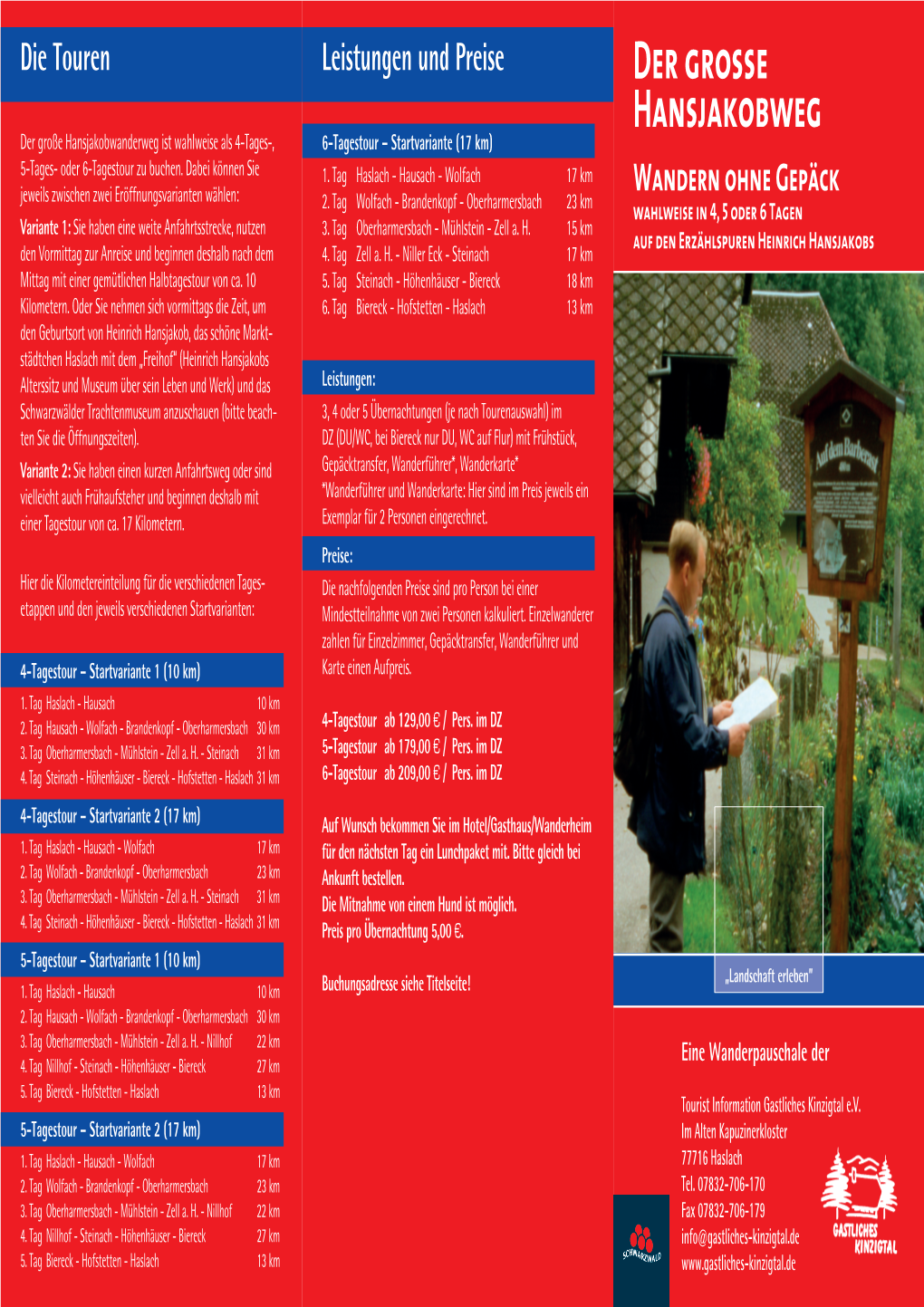 Flyer Der Große Hansjakobweg 2010