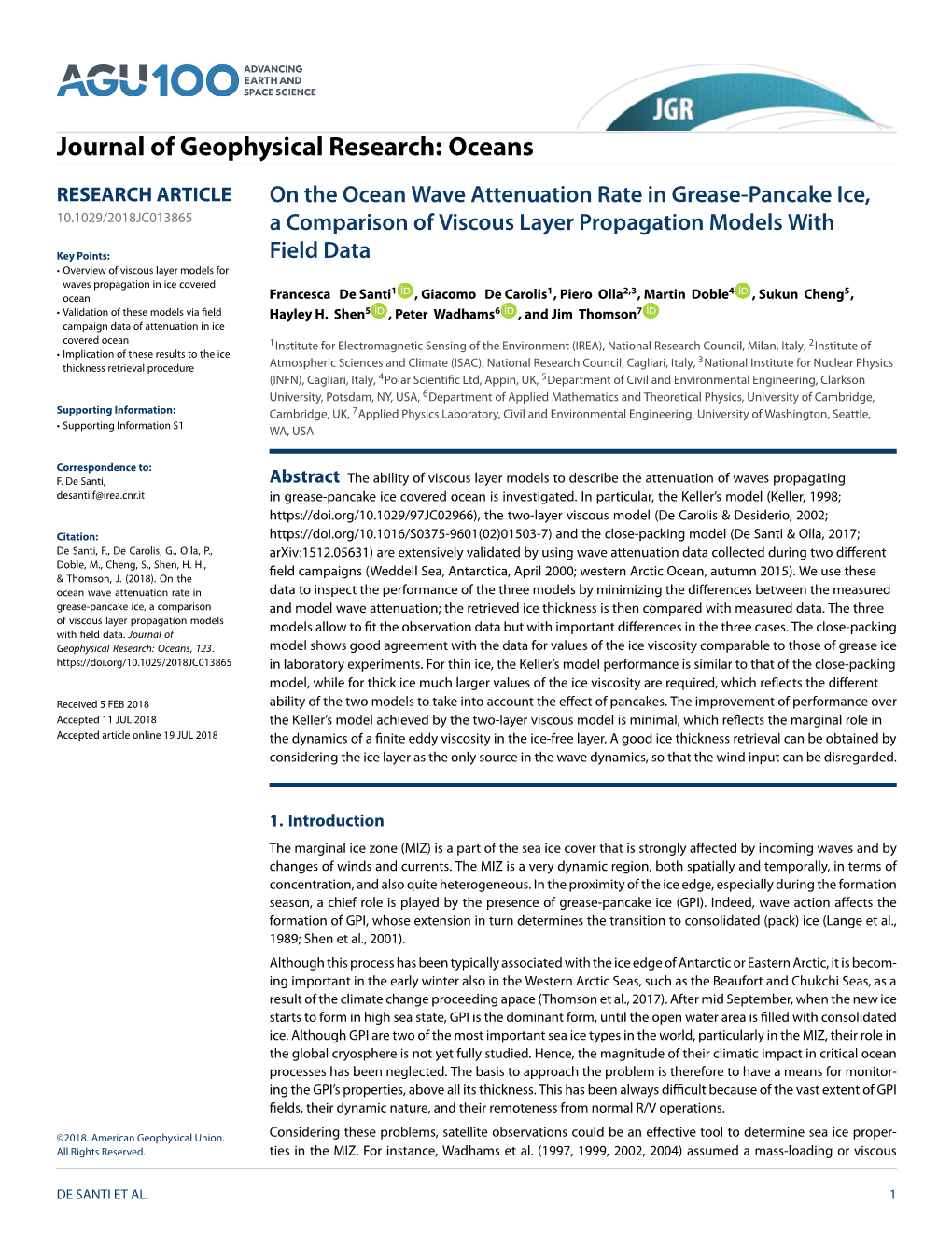 On the Ocean Wave Attenuation Rate in Grease-Pancake Ice, a Comparison of Viscous Layer Propagation Models with Field Data