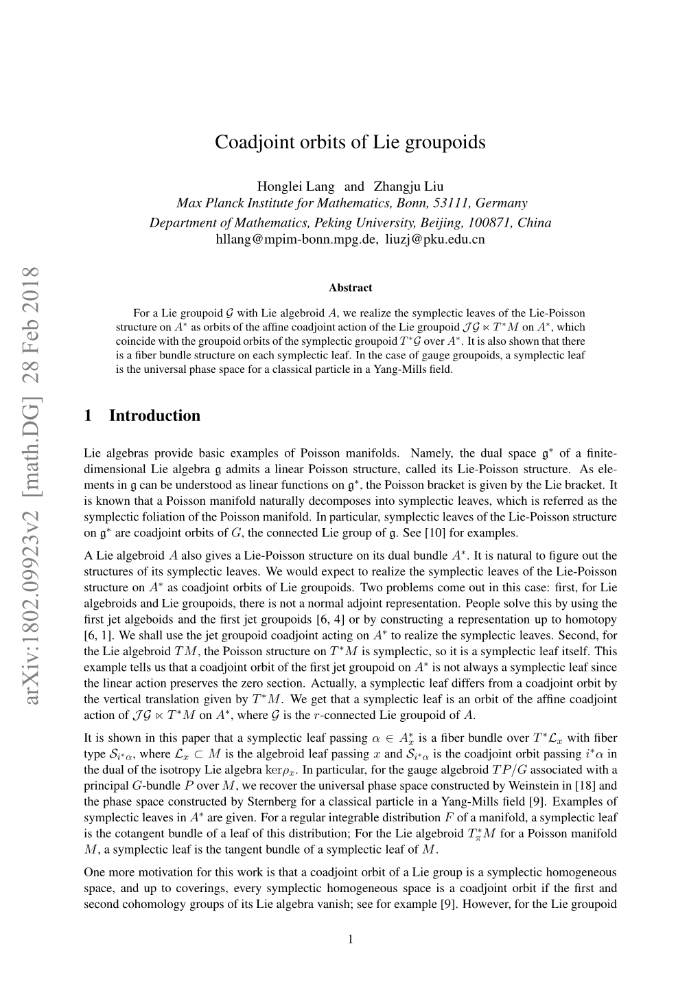 Coadjoint Orbits of Lie Groupoids