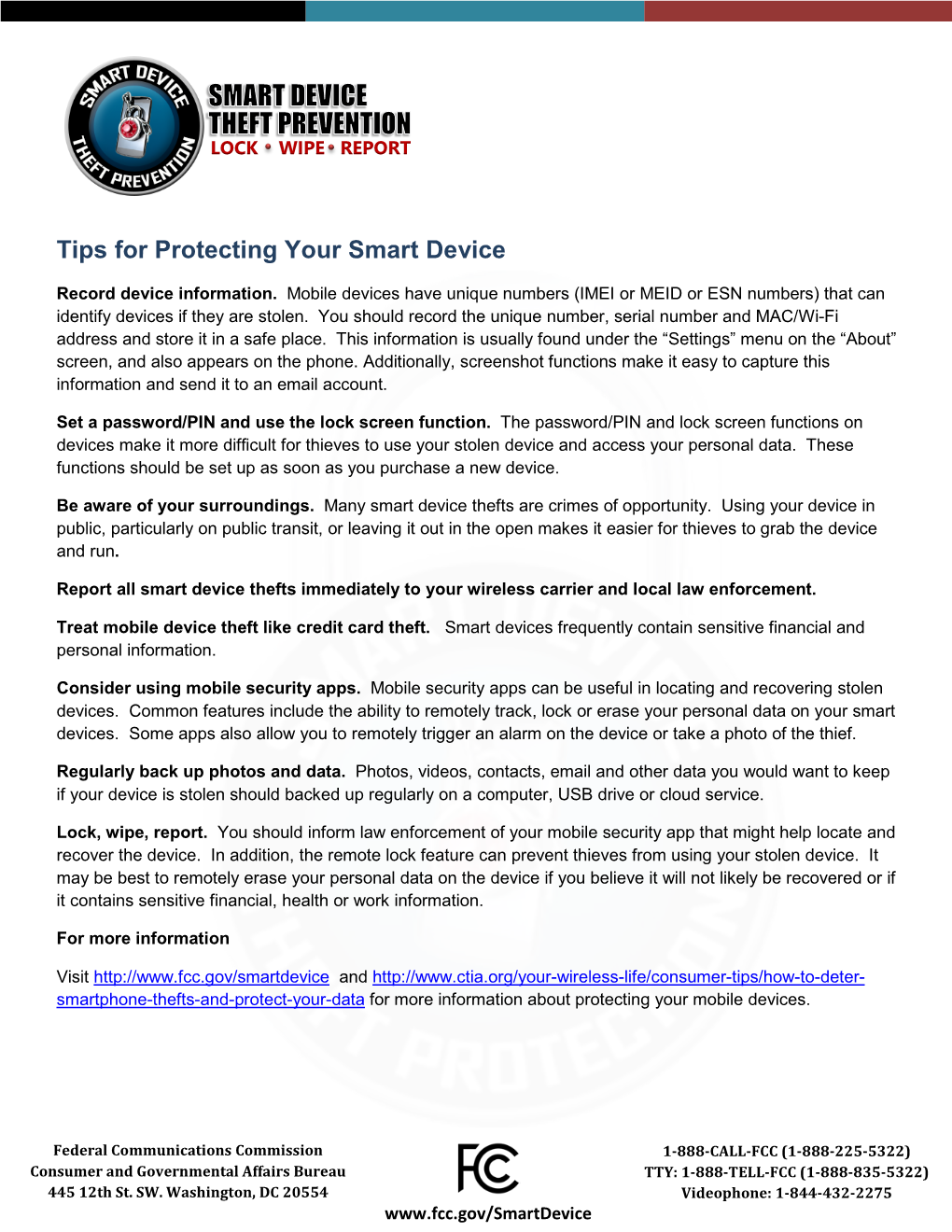 Tips for Protecting Your Smart Device