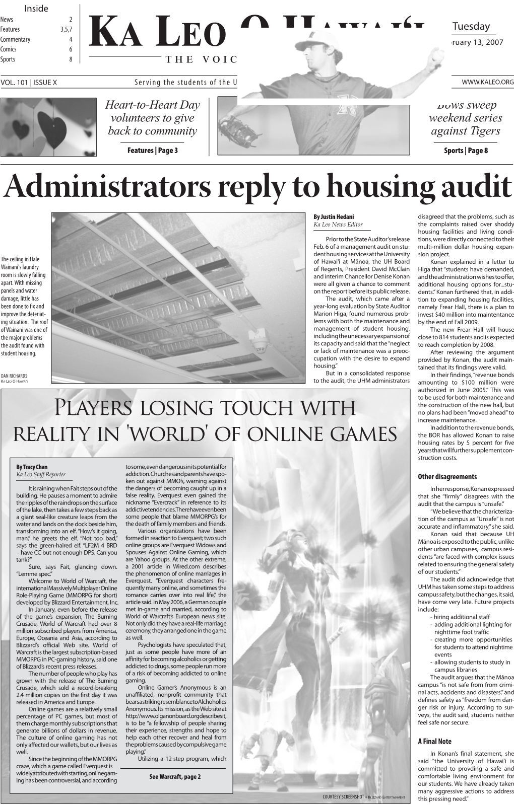 Administrators Reply to Housing Audit