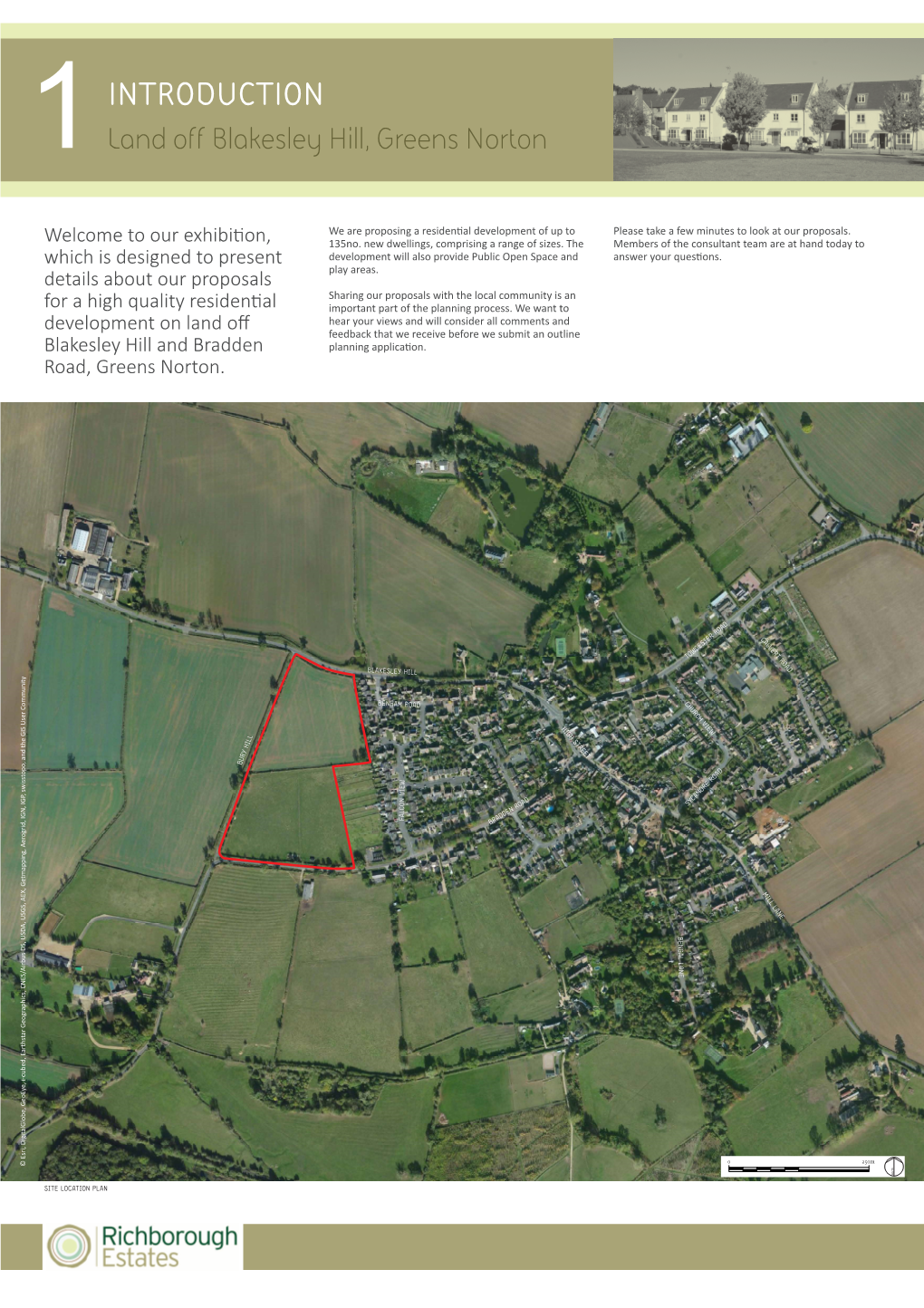 Introduction 1 Land Off Blakesley Hill, Greens Norton