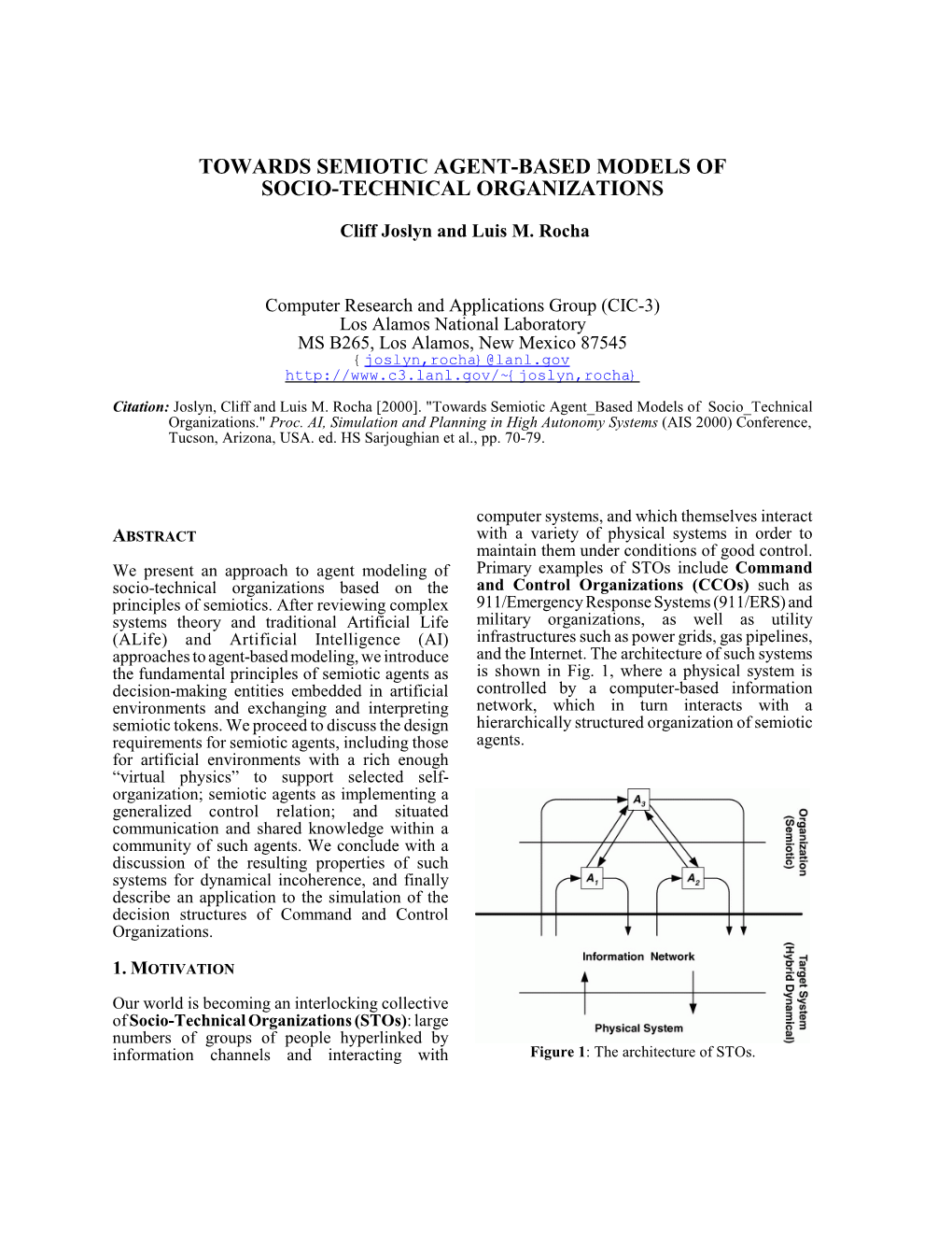 Towards Semiotic Agent-Based Models of Socio-Technical Organizations