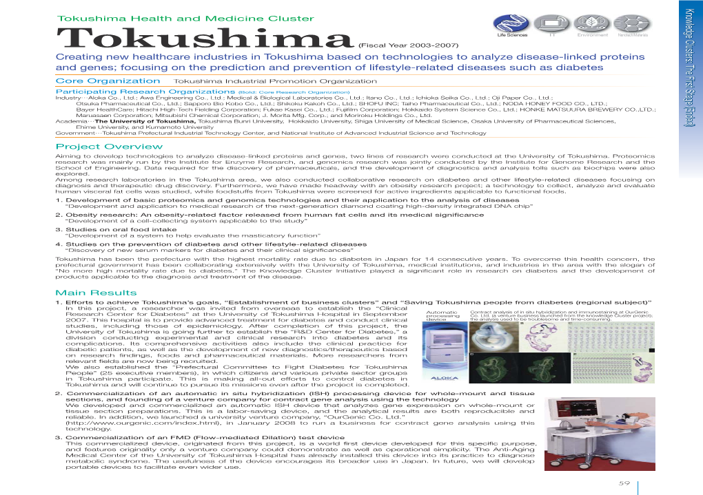 Tokushima(Fiscal Year 2003-2007)