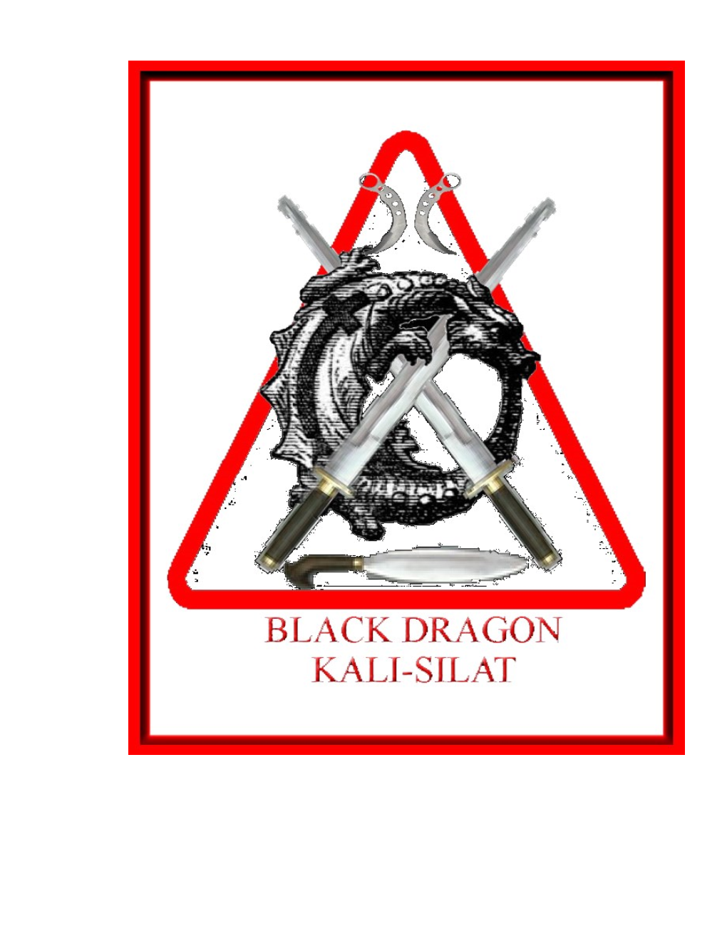 Black Dragon Kali-Silat Trainig Outline