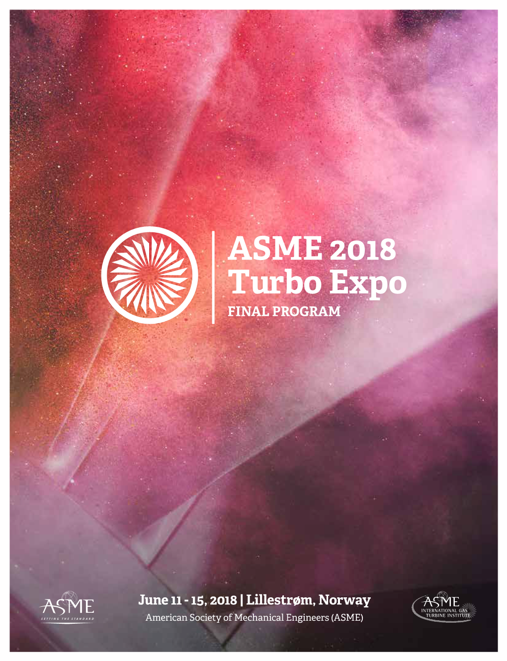 ASME 2018 Turbo Expo FINAL PROGRAM