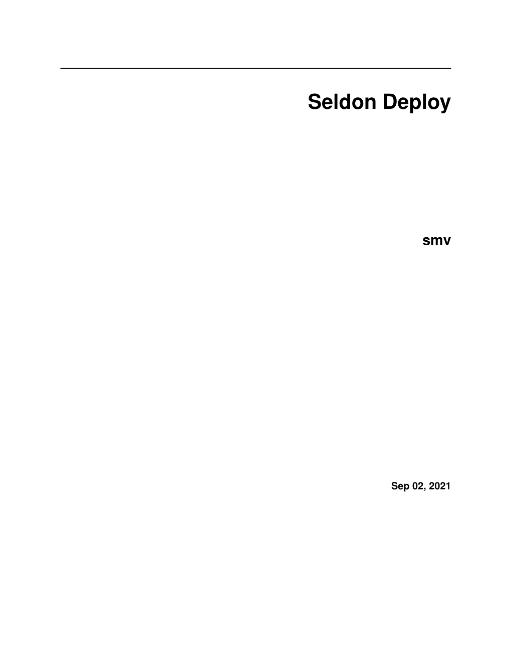 Seldon Deploy