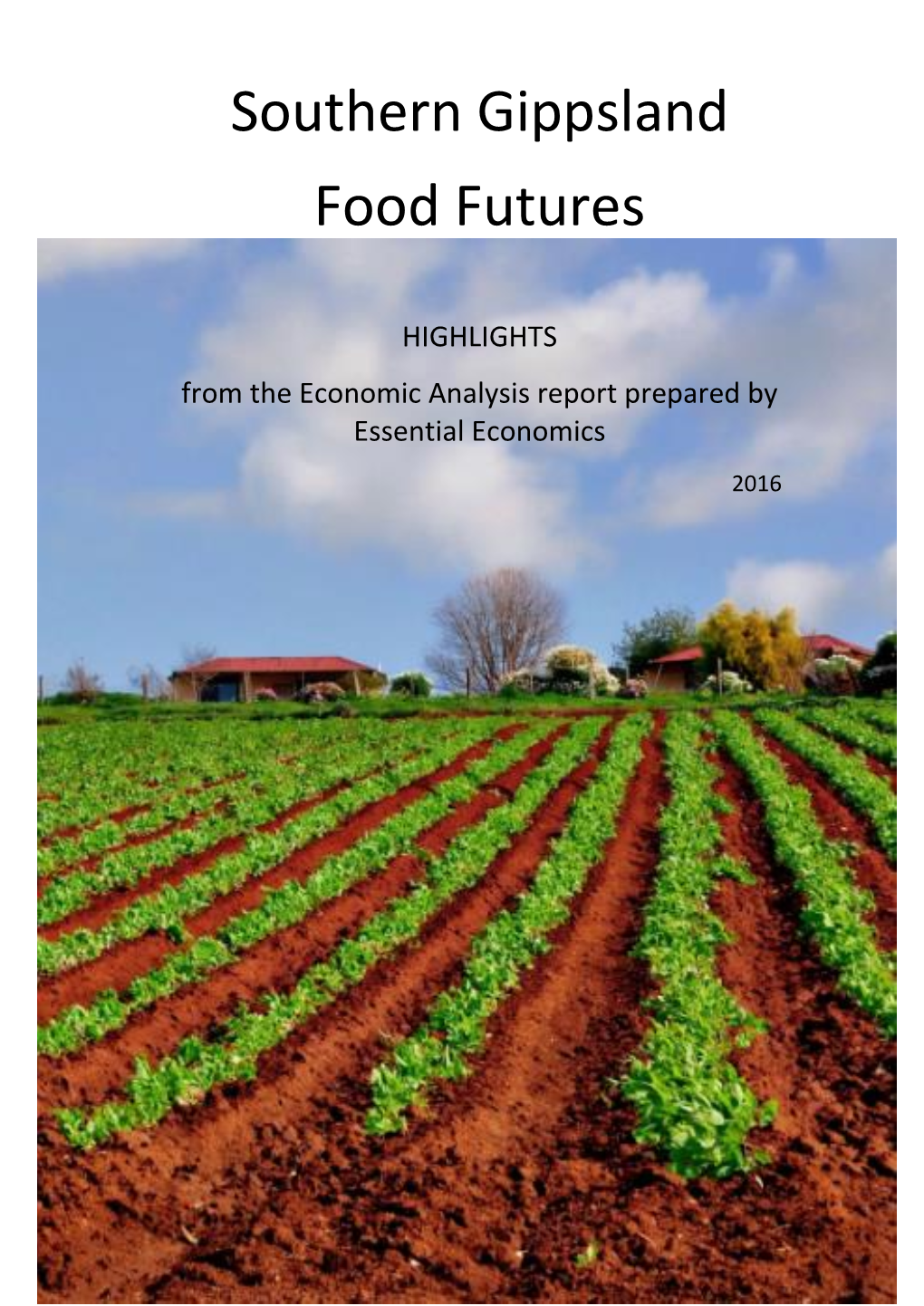 Southern Gippsland Food Futures