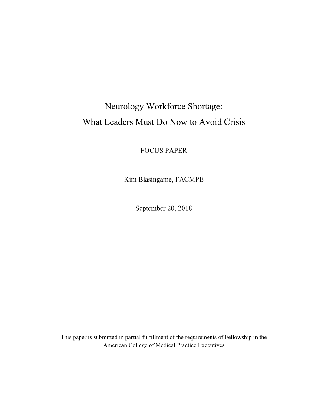 Neurology Workforce Shortage: What Leaders Must Do Now to Avoid Crisis