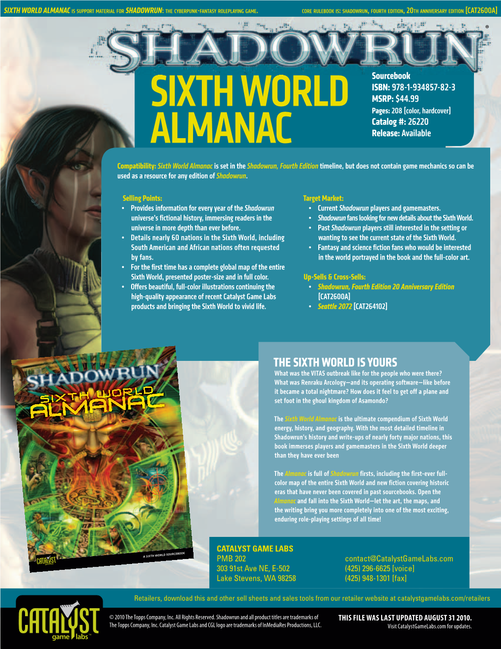 Sixth World Almanac Sellsheet.Indd