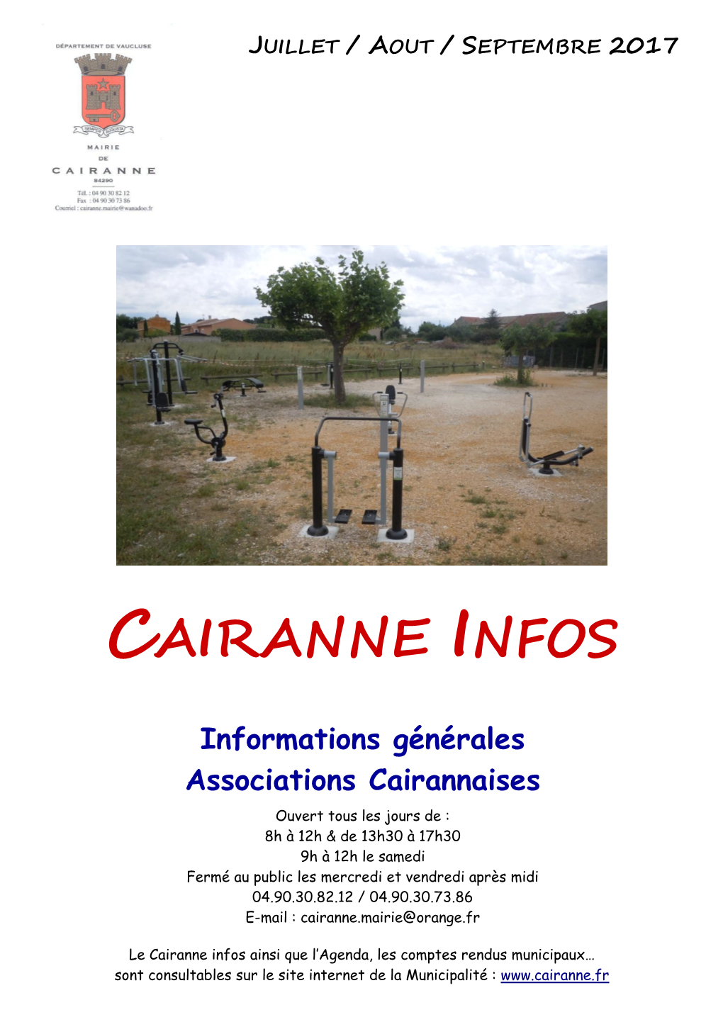 Cairanne Infos