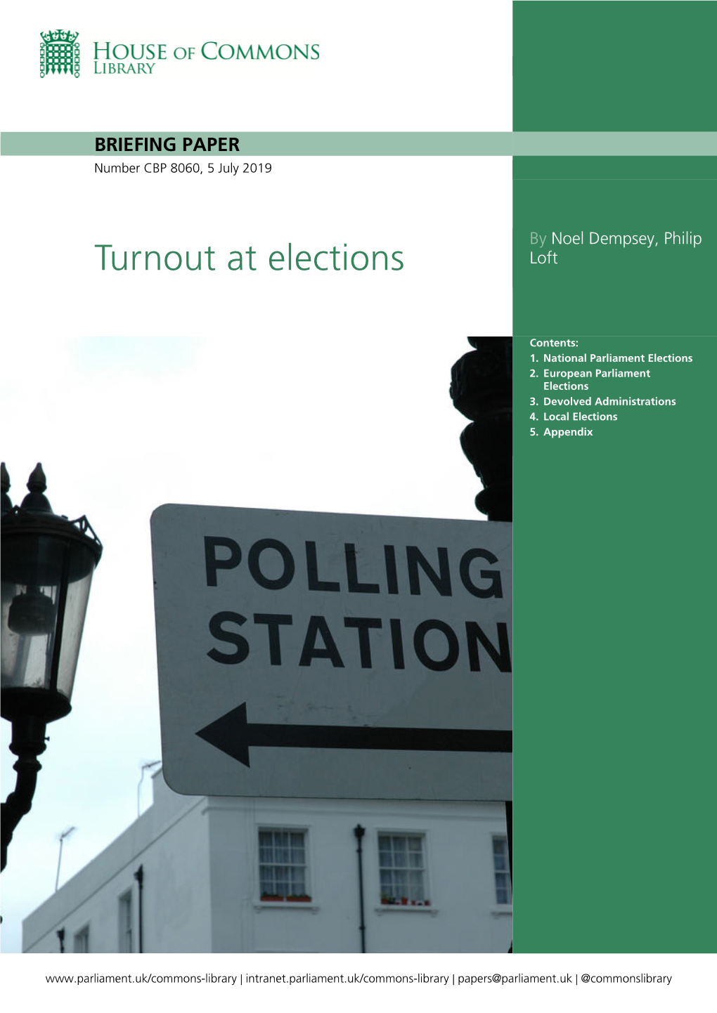 Turnout at Elections