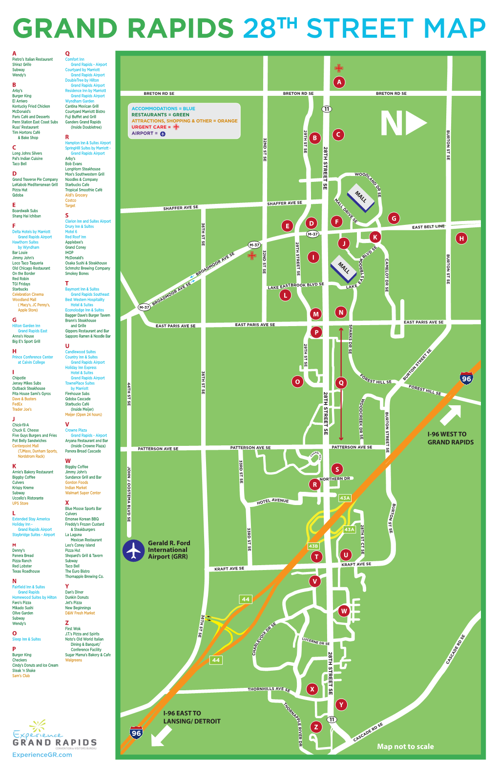 Grand Rapids 28Th Street Map