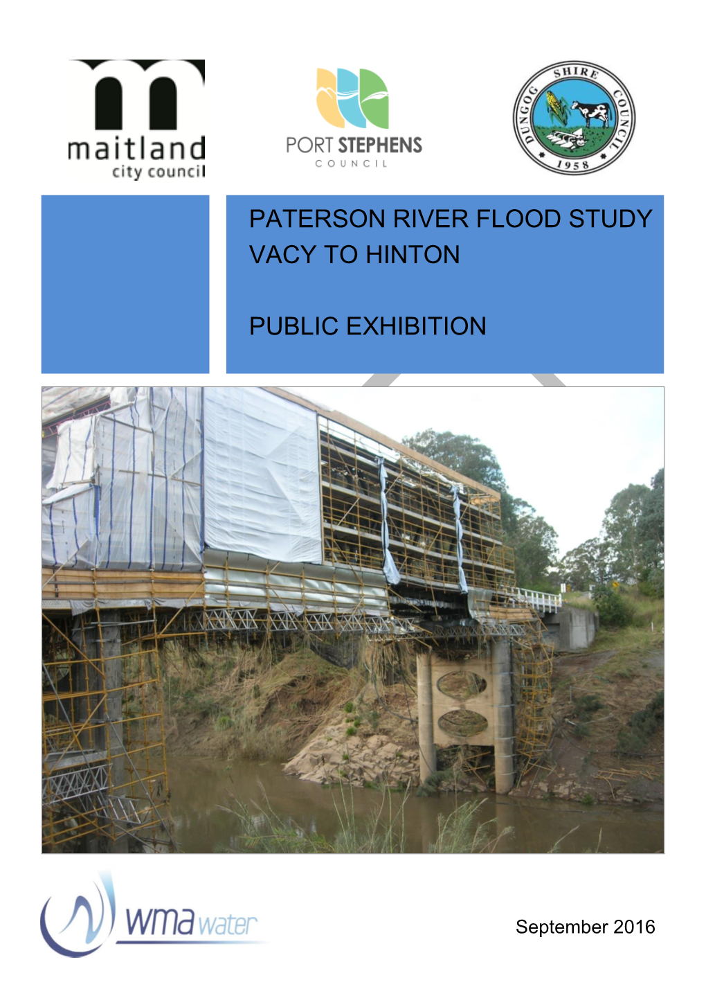 Paterson River Flood Study Vacy to Hinton
