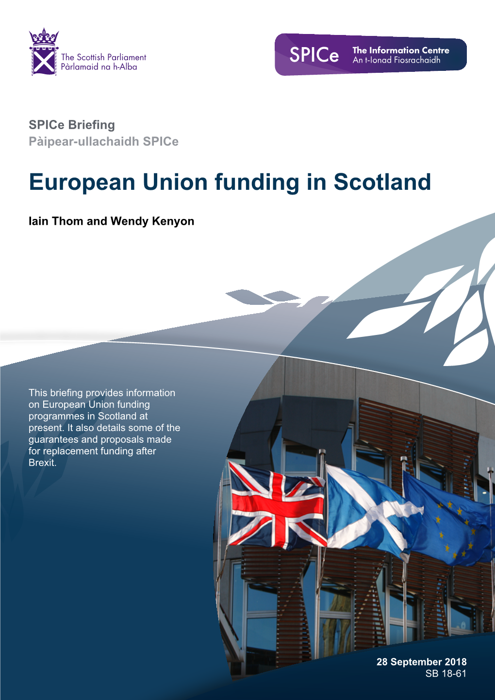 European Union Funding in Scotland