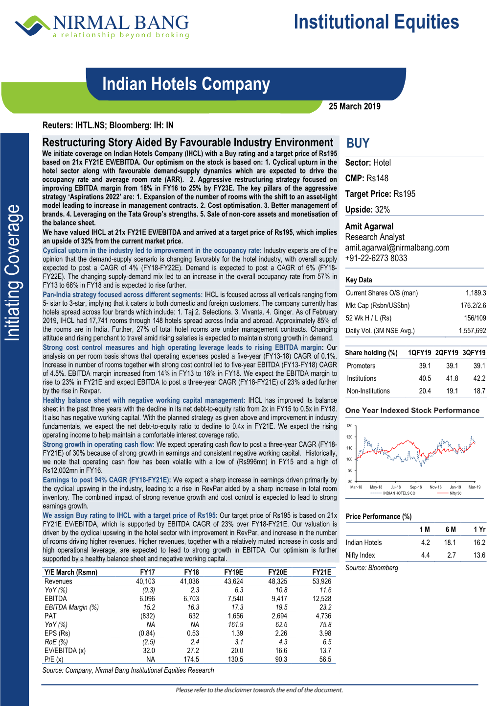 Institutional Equities Initiating Coverage