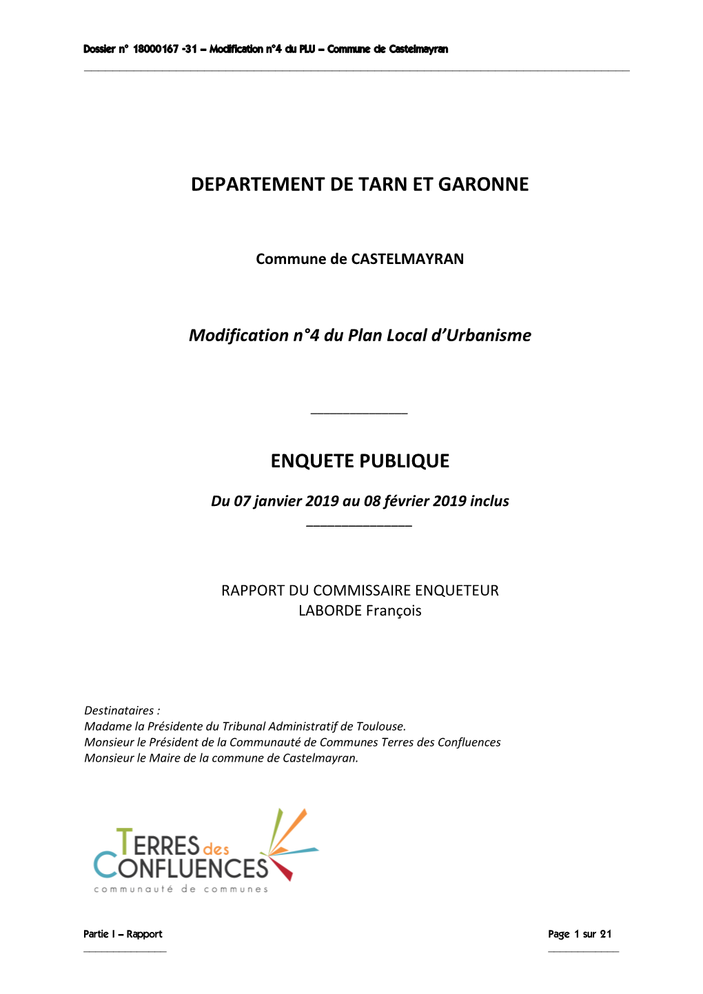 Departement De Tarn Et Garonne Enquete Publique
