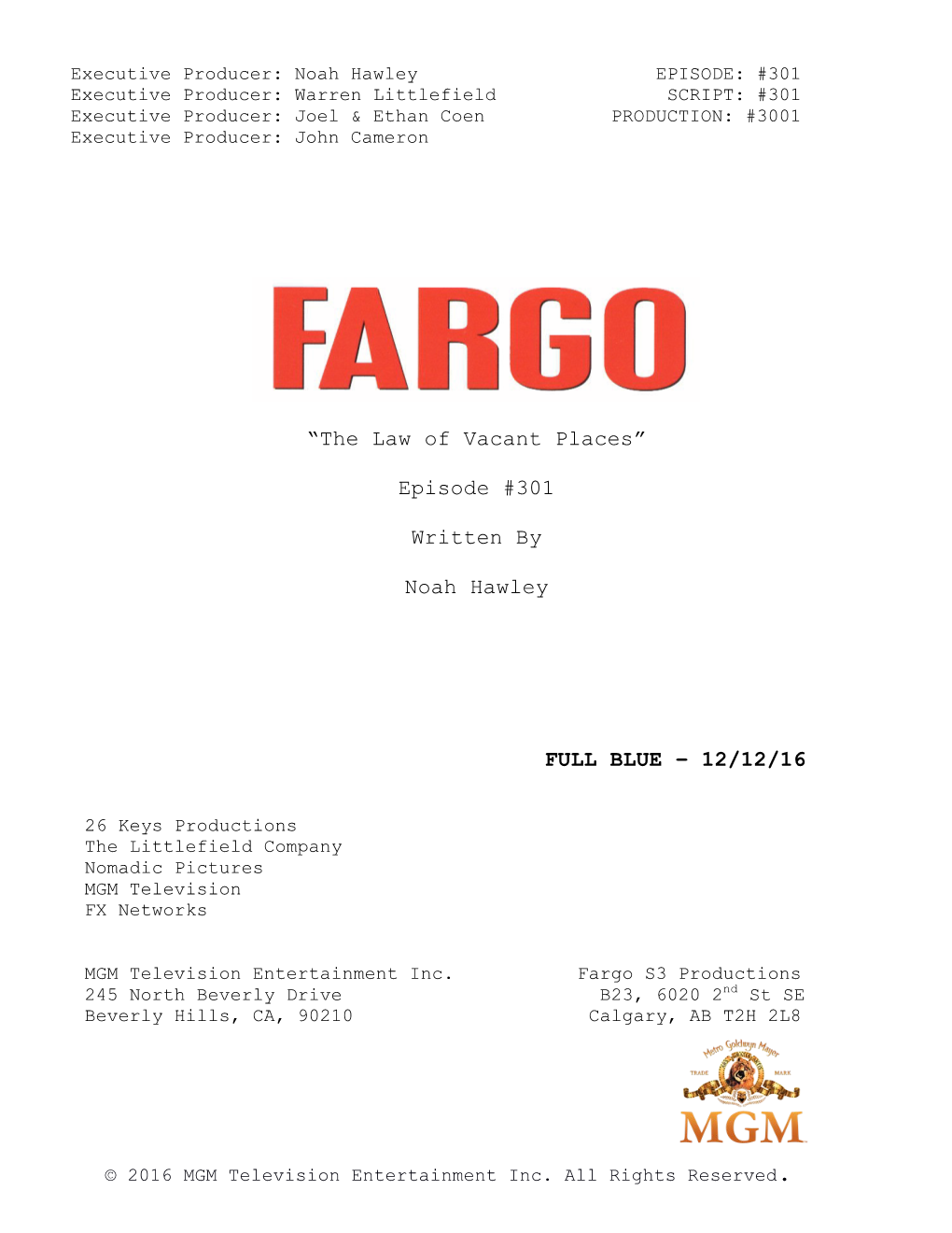 FARGO 301 S3 Full Blue 121216