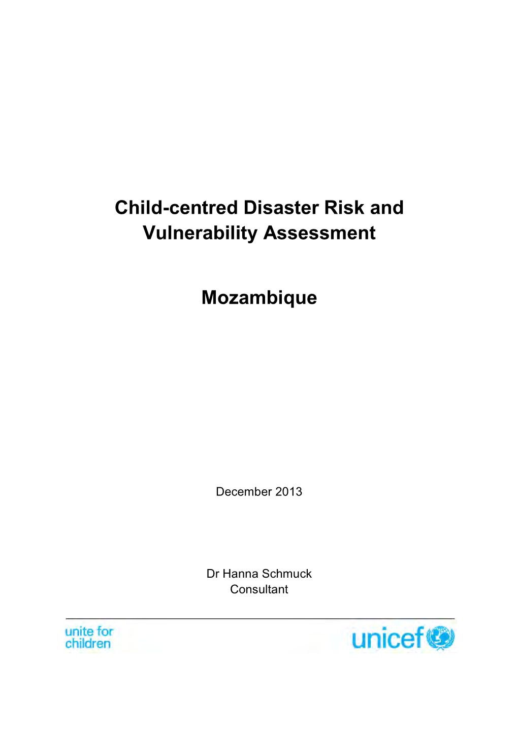 Child-Centred Disaster Risk and Vulnerability Assessment