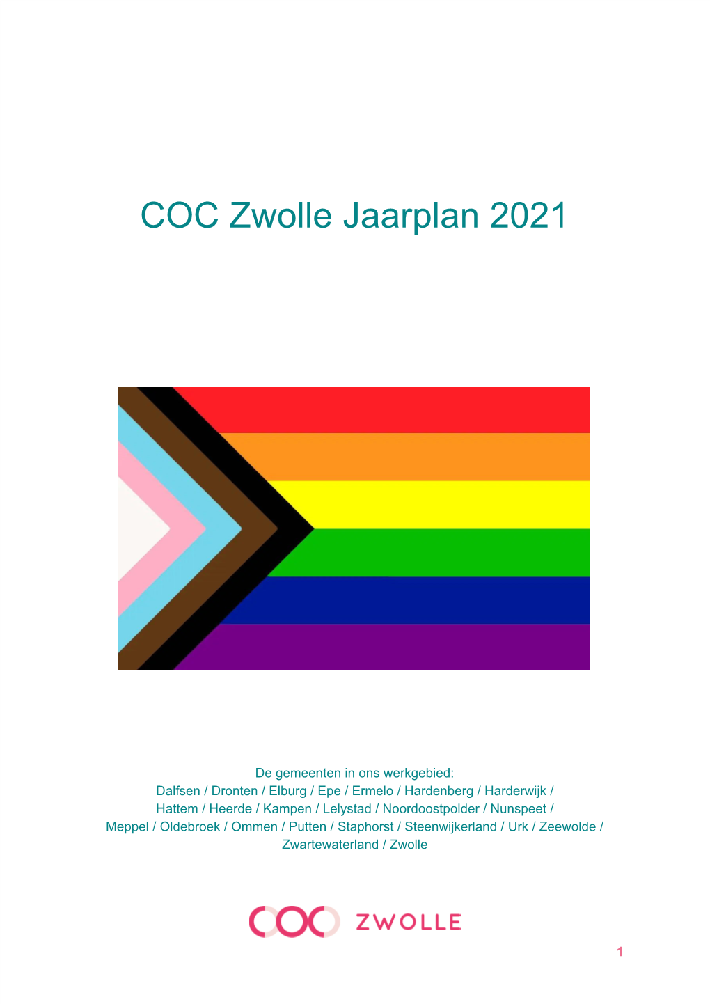 COC Zwolle Jaarplan 2021