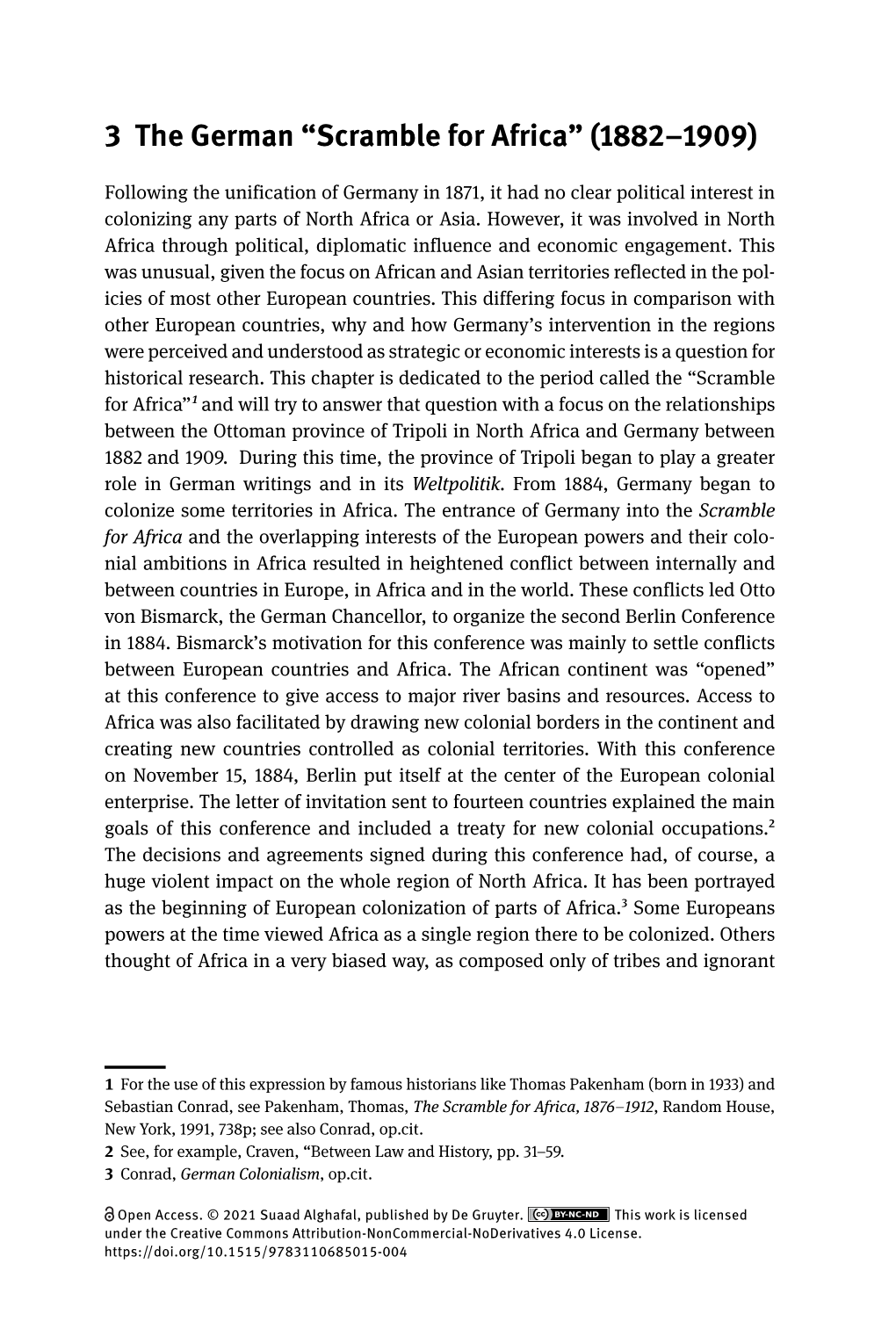 3 the German “Scramble for Africa” (1882–1909)