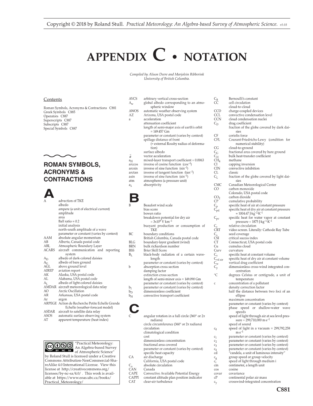 Appendix C • Notation