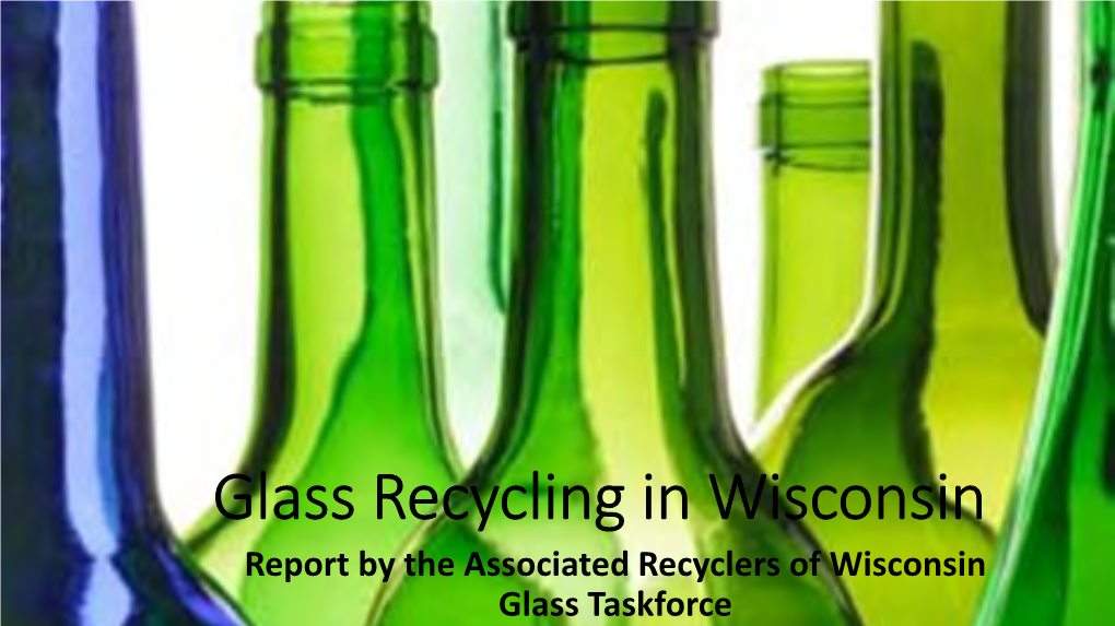 Presentation on Glass Recycling in Wisconsin [PDF]