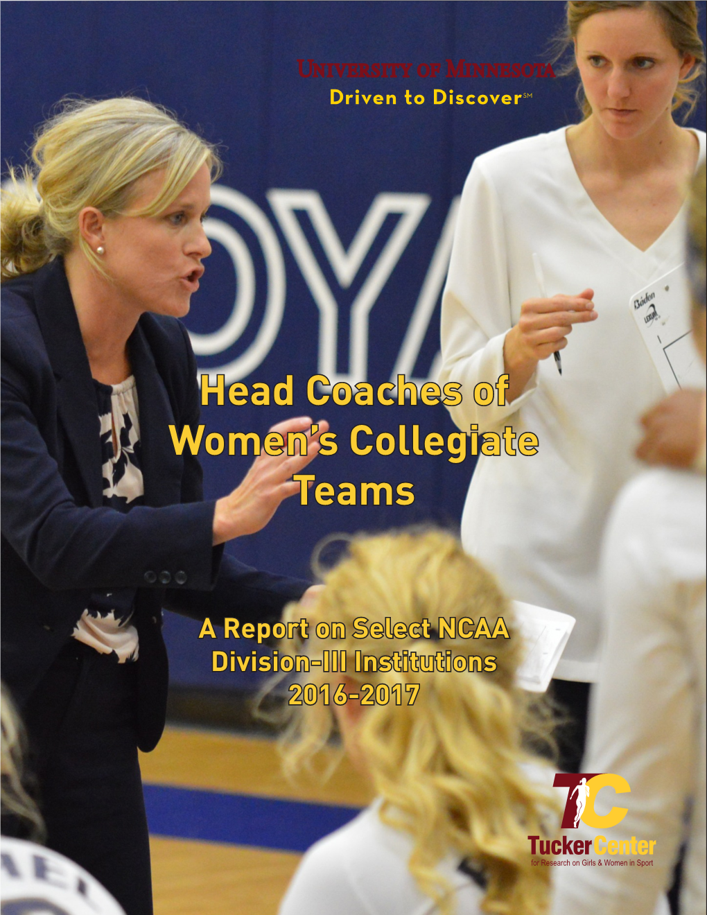2016-17 Head Coaches of Women's Collegiate Teams