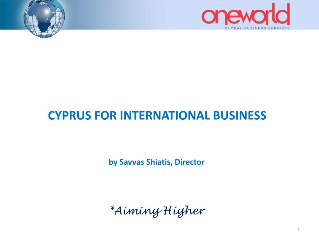 Cyprus for International Business