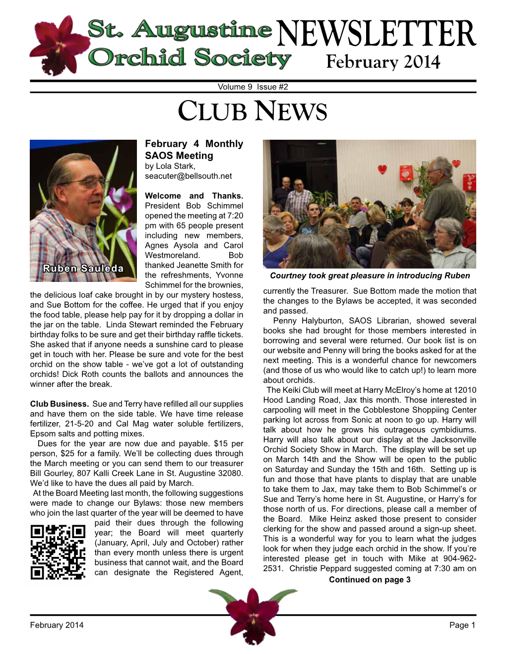 NEWSLETTER February 2014