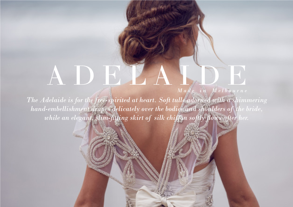 The Adelaide Is for the Free-Spirited at Heart. Soft Tulle Adorned with A