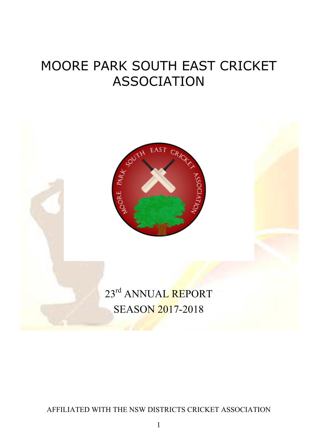 Moore Park South East Cricket Association