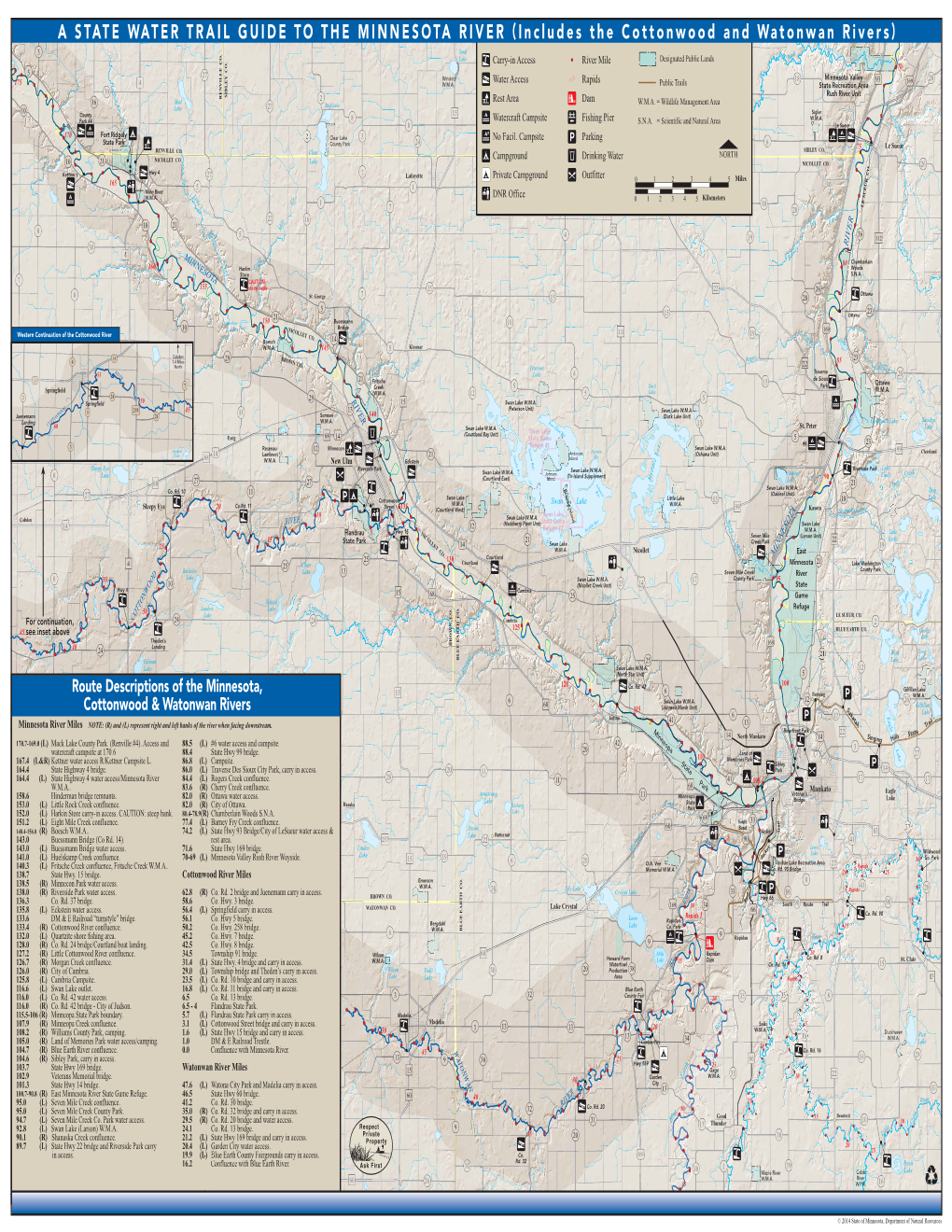 Map 3 of Minnesota River State Water Trail