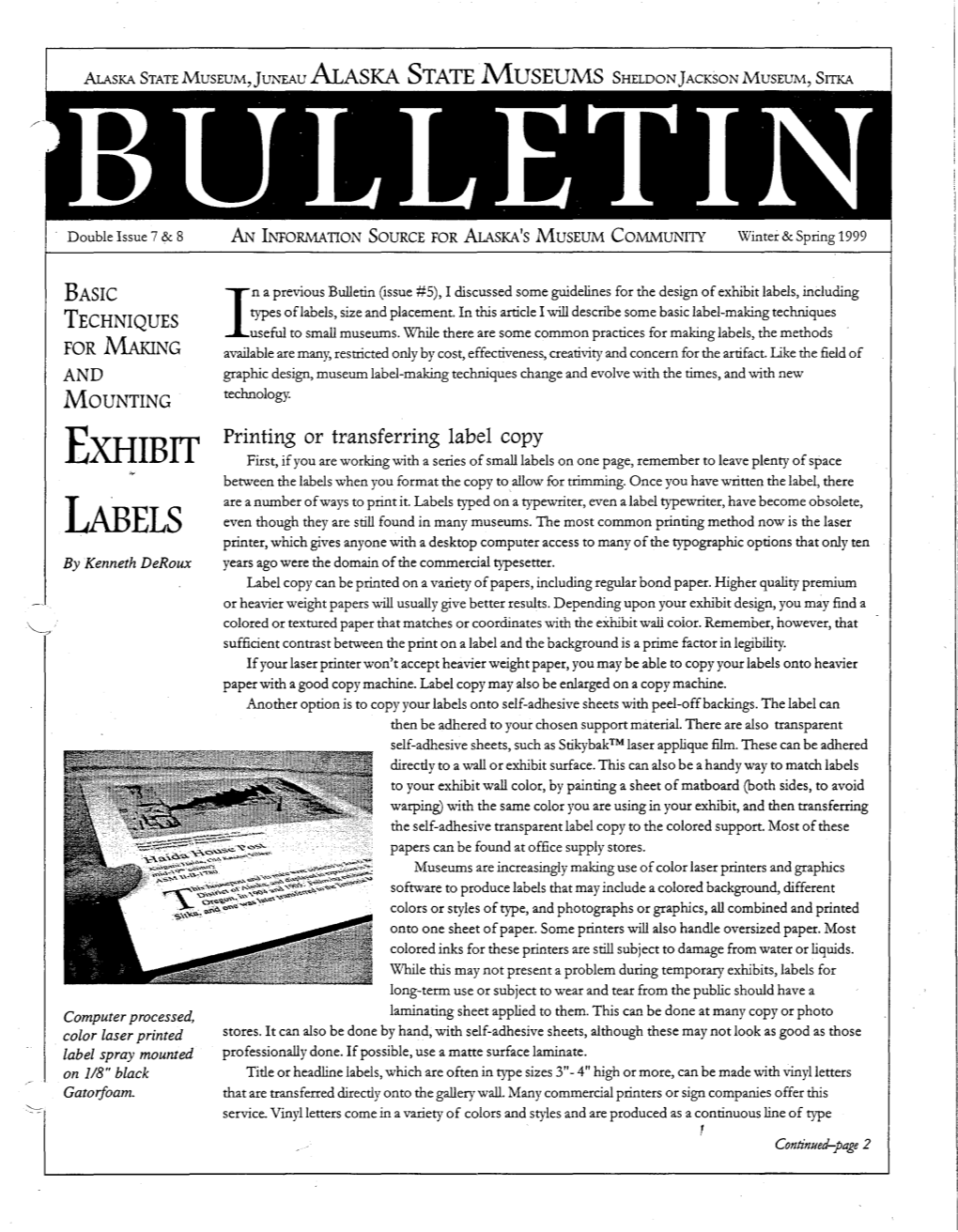 Bulletin 7 and 8