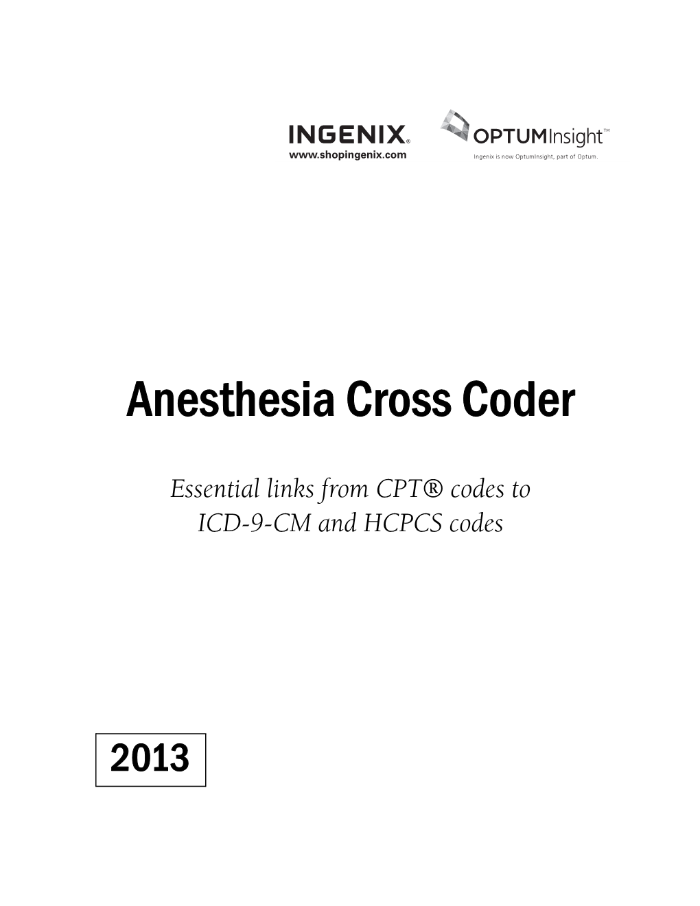 Anesthesia Cross Coder