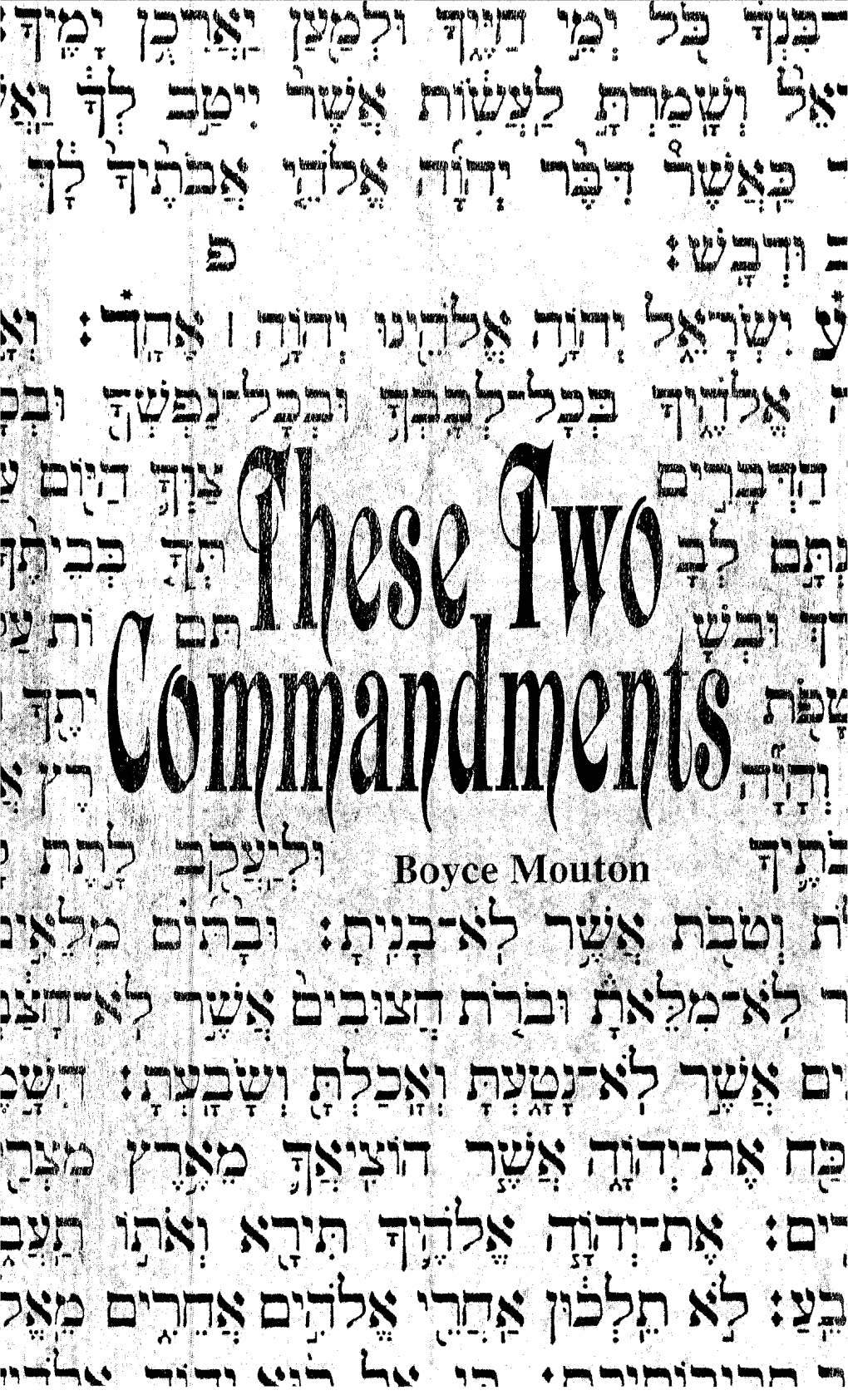 These Two Commandments