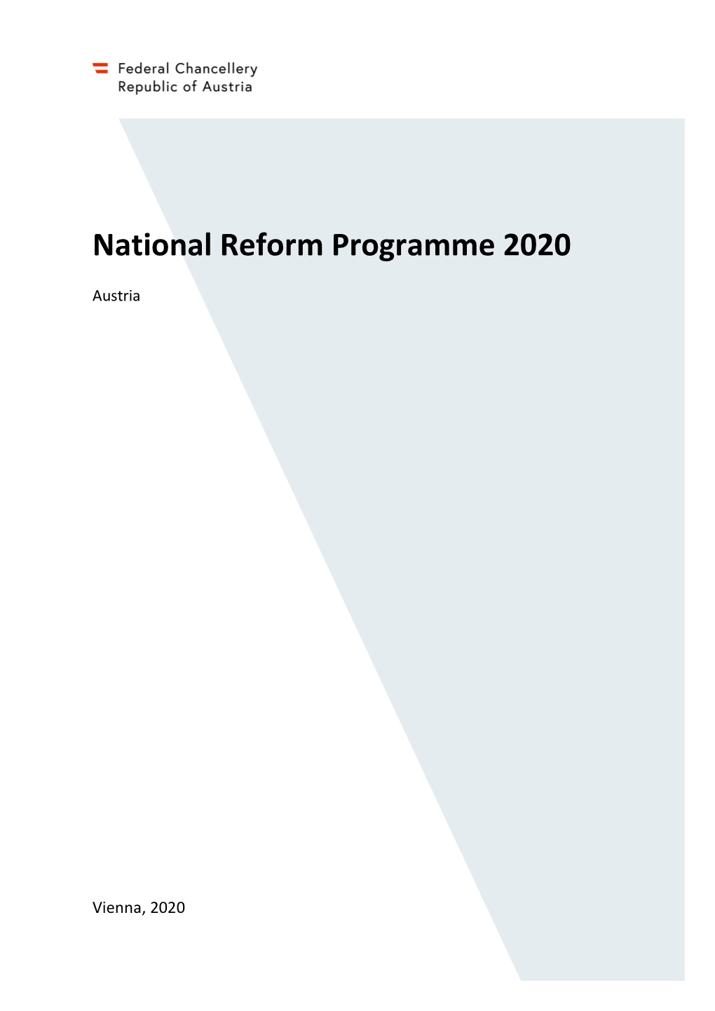 National Reform Programme 2020