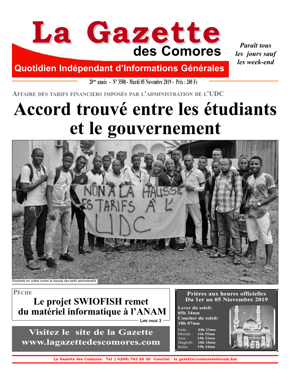 Accord Trouvé Entre Les Étudiants Et Le Gouvernement