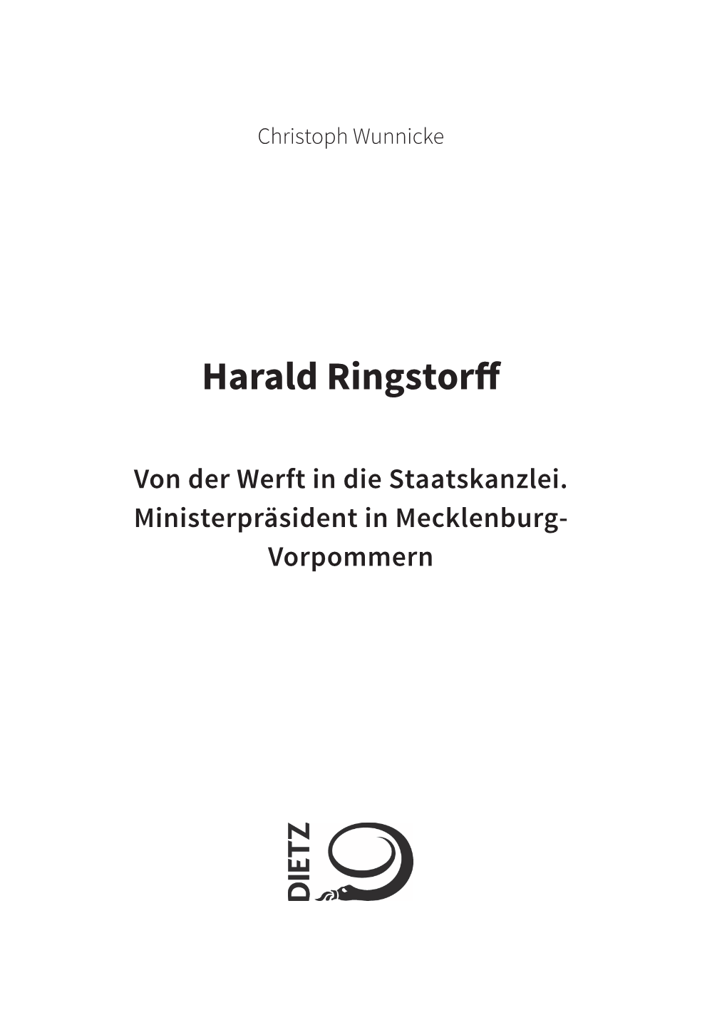 Harald Ringstorff