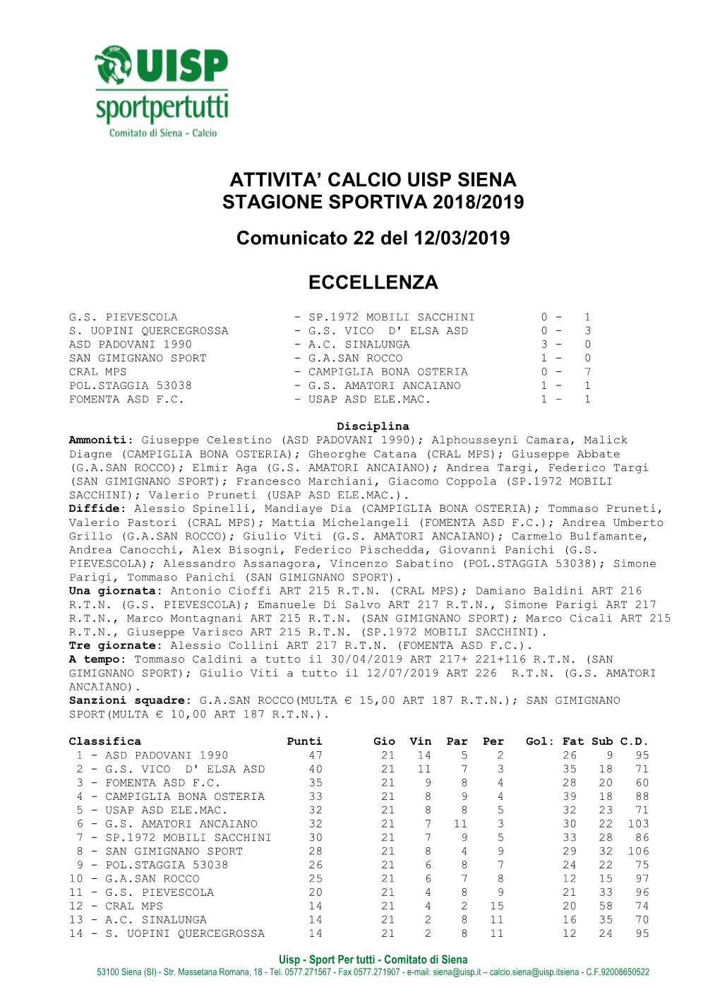 Campionato Eccellenza A