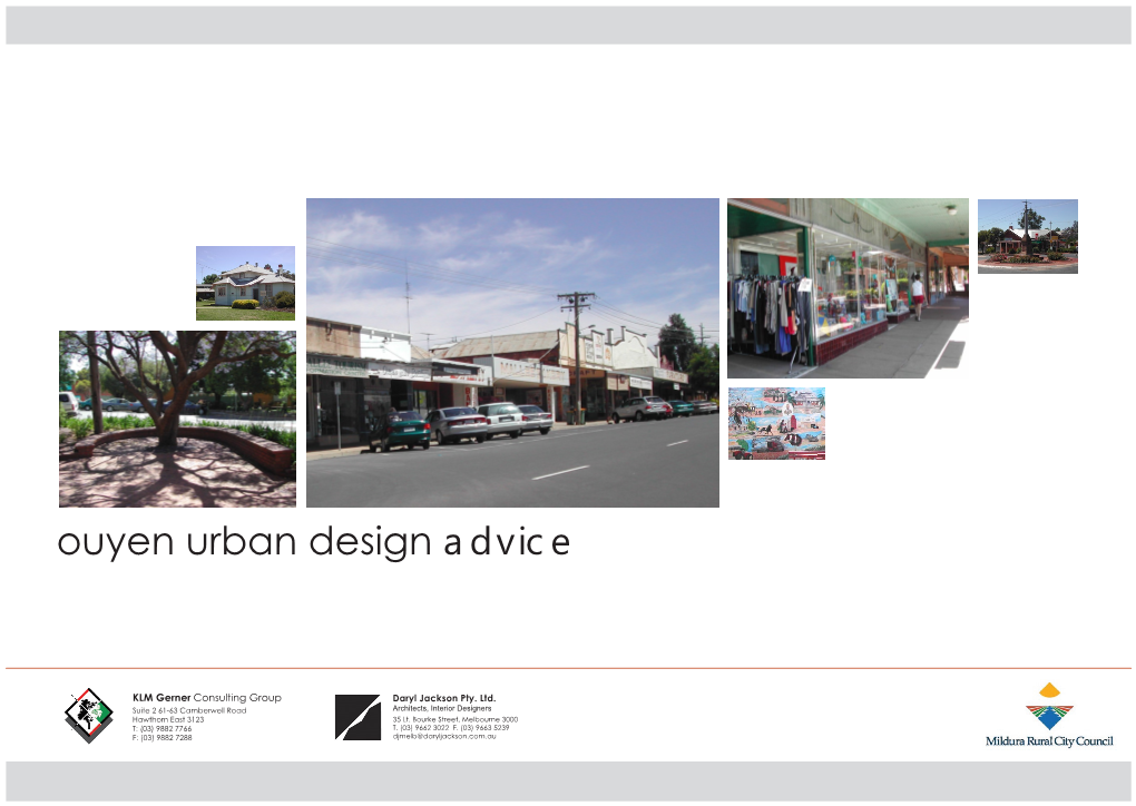 Ouyen Urban Design Advice