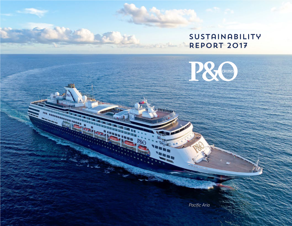 P&O Cruises 2017 Sustainability Report