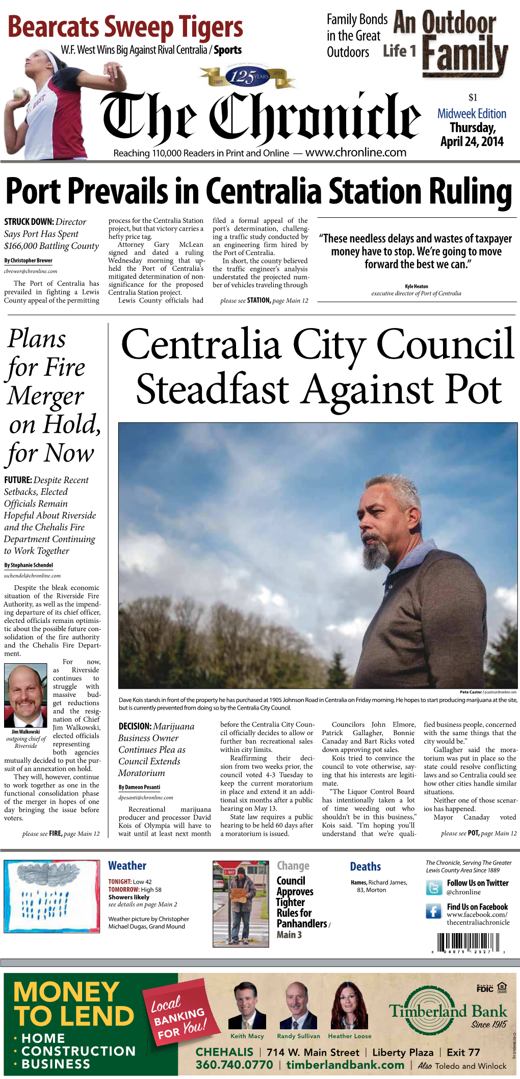 Centralia City Council Steadfast Against